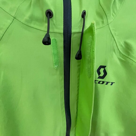 Men's L Lime Green Scott Softshell Ski Jacket - Picture 6 of 8